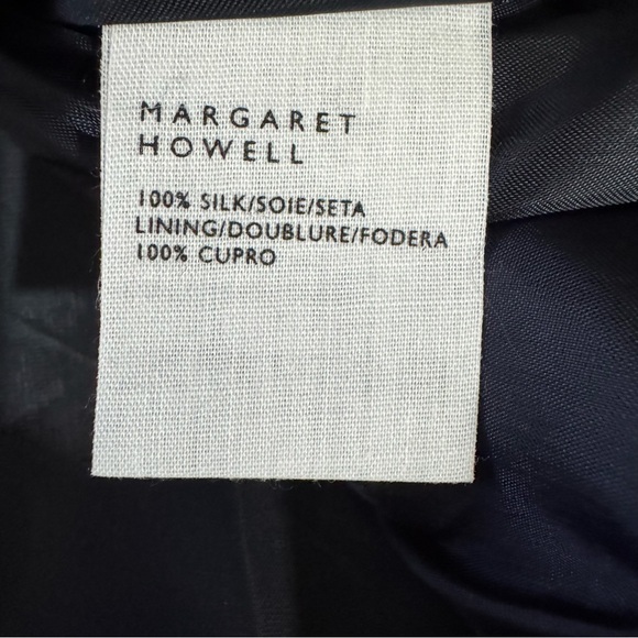 MARGARET HOWELL Floral Print Pleated Silk Skirt - Picture 9 of 12